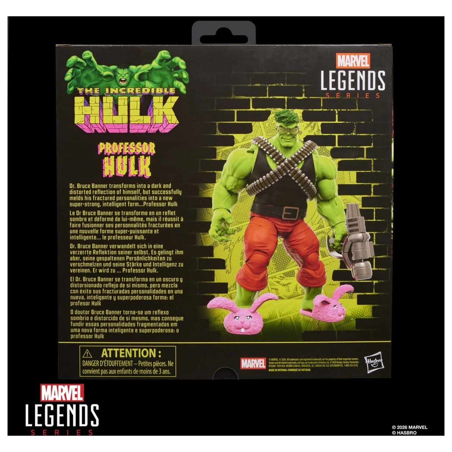 The Incredible Hulk Marvel Legends Professor Hulk akciófigura 15 cm termékfotó