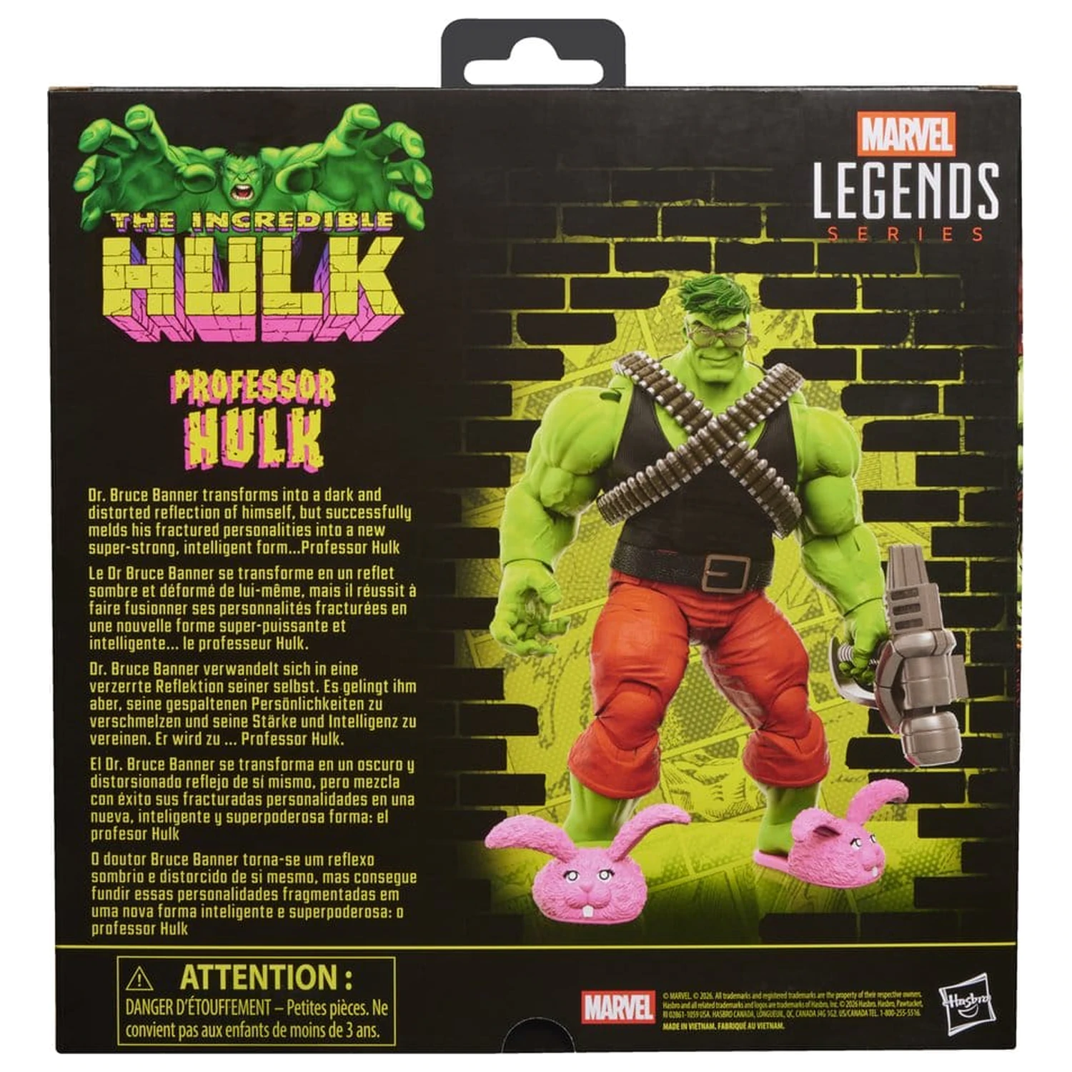 The Incredible Hulk Marvel Legends Professor Hulk akciófigura 15 cm termékfotó