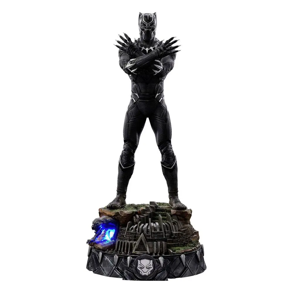 The Infinity Saga Art Scale 1/10 Black Panther Deluxe szobor figura 25 cm termékfotó