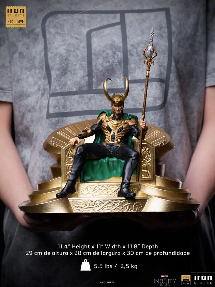The Infinity Saga Art Scale 1/10 Loki szobor figura 29 cm termékfotó