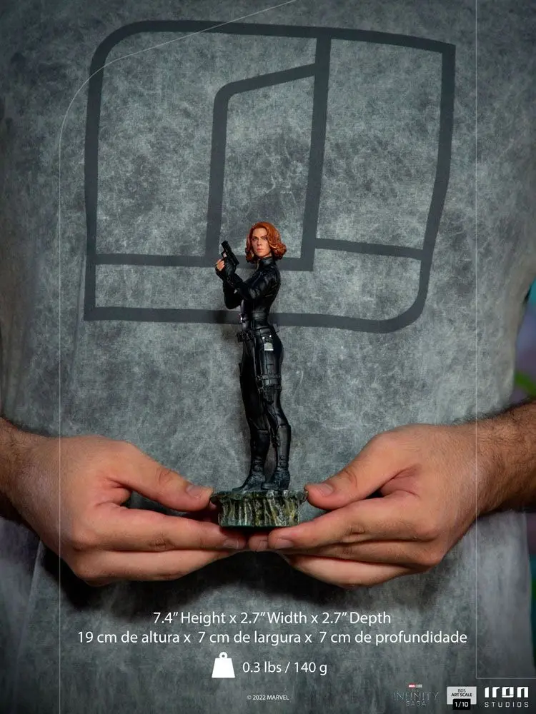 The Infinity Saga BDS Art Scale 1/10 Black Widow Battle of NY szobor figura 19 cm termékfotó