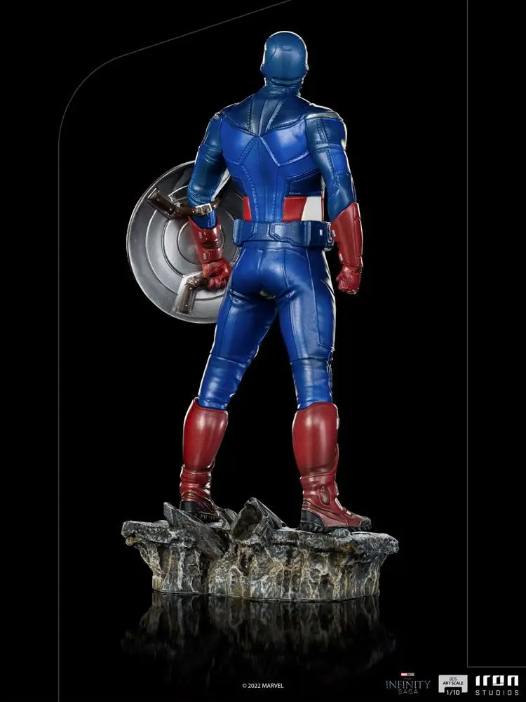 The Infinity Saga BDS Art Scale 1/10 Captain America Battle of NY szobor figura 23 cm termékfotó