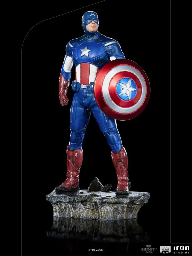 The Infinity Saga BDS Art Scale 1/10 Captain America Battle of NY szobor figura 23 cm termékfotó
