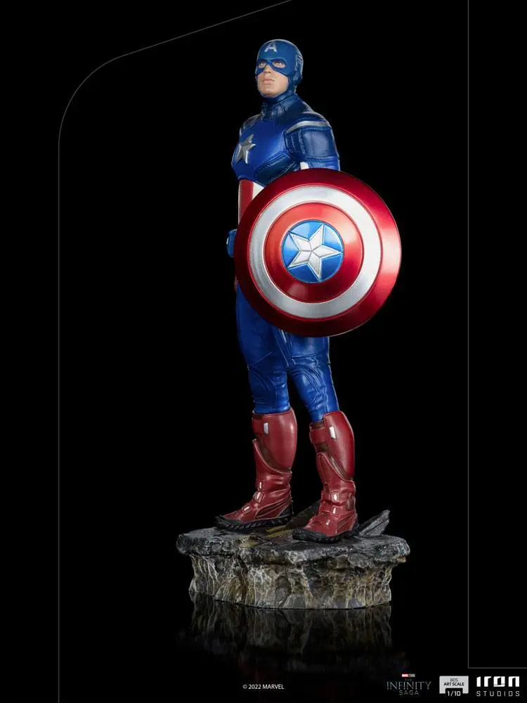 The Infinity Saga BDS Art Scale 1/10 Captain America Battle of NY szobor figura 23 cm termékfotó