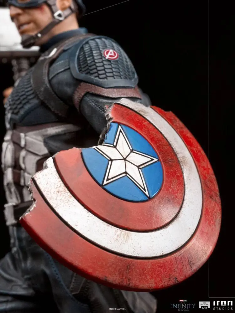 The Infinity Saga BDS Art Scale 1/10 Ultimate Captain America szobor figura 21 cm termékfotó