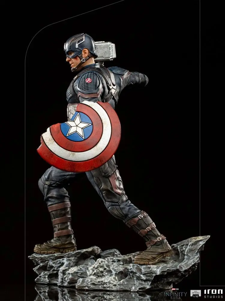 The Infinity Saga BDS Art Scale 1/10 Ultimate Captain America szobor figura 21 cm termékfotó