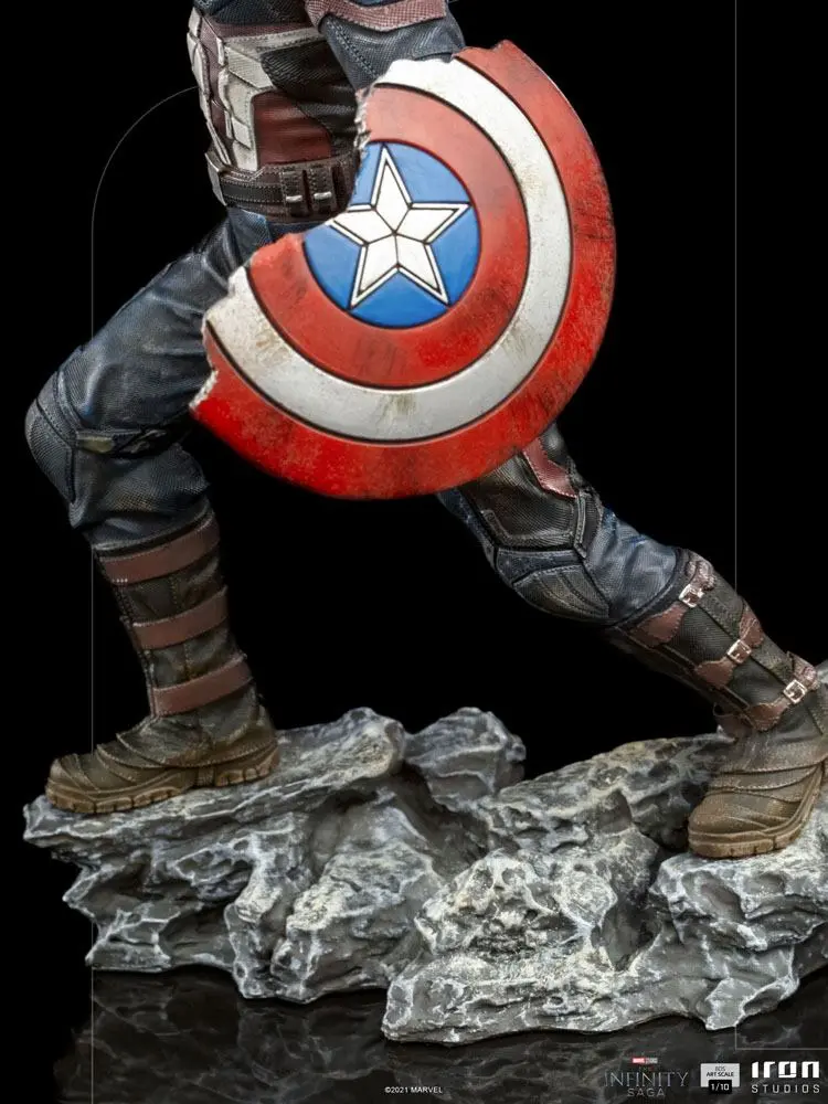 The Infinity Saga BDS Art Scale 1/10 Ultimate Captain America szobor figura 21 cm termékfotó