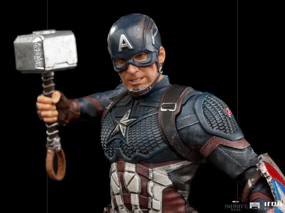 The Infinity Saga BDS Art Scale 1/10 Ultimate Captain America szobor figura 21 cm termékfotó