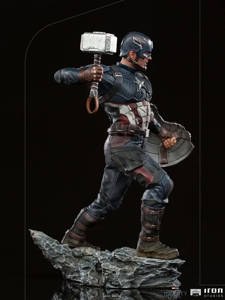 The Infinity Saga BDS Art Scale 1/10 Ultimate Captain America szobor figura 21 cm termékfotó
