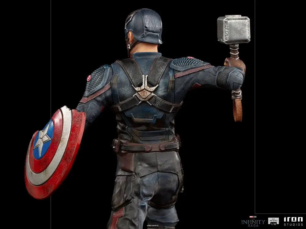The Infinity Saga BDS Art Scale 1/10 Ultimate Captain America szobor figura 21 cm termékfotó