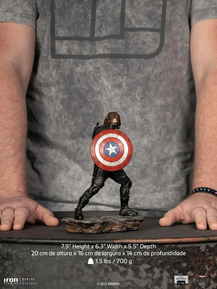 The Infinity Saga BDS Art Scale 1/10 Winter Soldier szobor figura 20 cm termékfotó