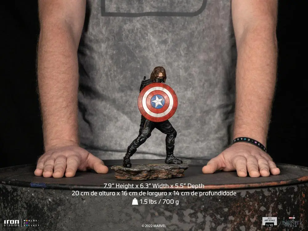 The Infinity Saga BDS Art Scale 1/10 Winter Soldier szobor figura 20 cm termékfotó
