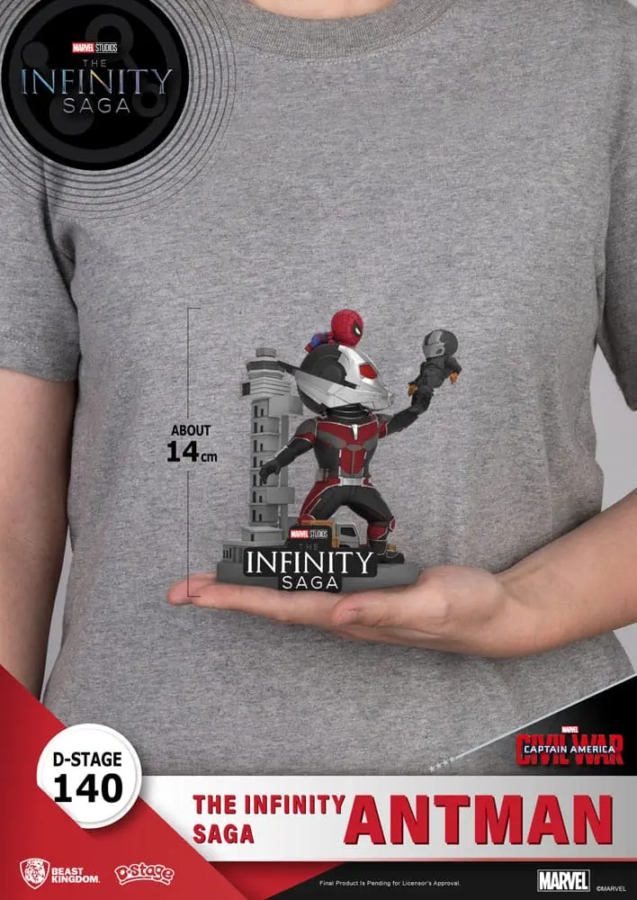 The Infinity Saga D-Stage Antman PVC Diorama szobor figura 14 cm termékfotó