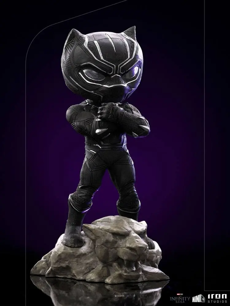 The Infinity Saga Mini Co. Black Panther PVC figura 15 cm termékfotó