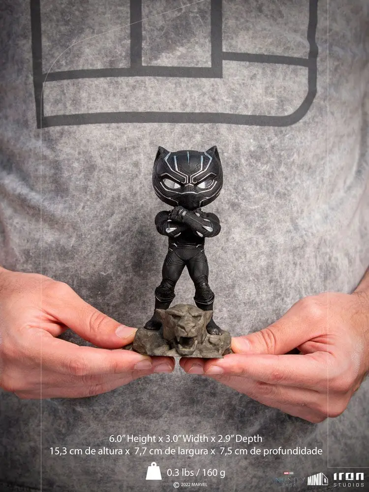 The Infinity Saga Mini Co. Black Panther PVC figura 15 cm termékfotó