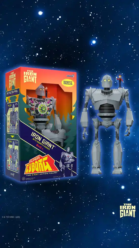 The Iron Giant Super Cyborg Iron Giant (Full Color) akciófigura 28 cm termékfotó