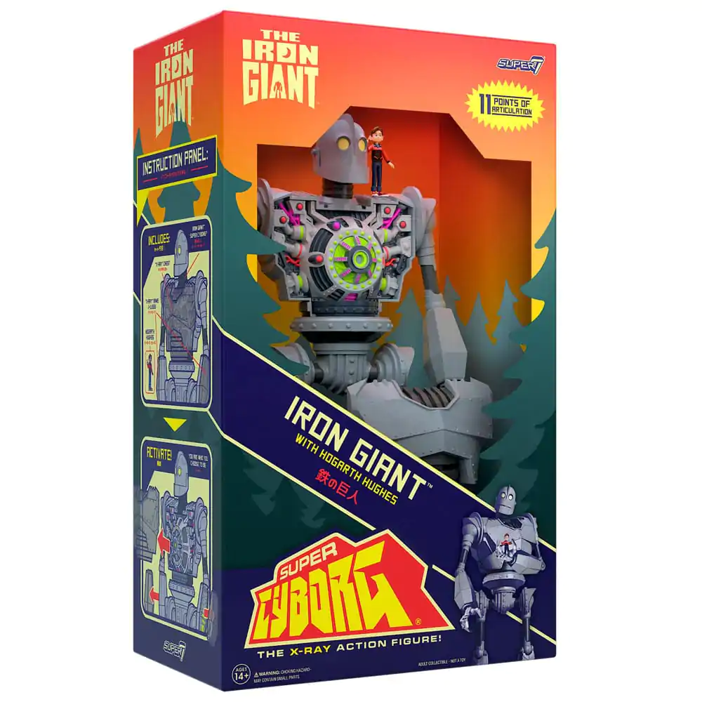The Iron Giant Super Cyborg Iron Giant (Full Color) akciófigura 28 cm termékfotó