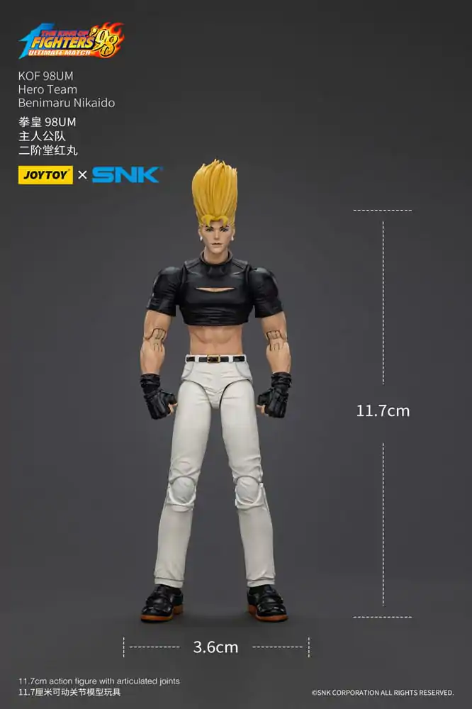 The King Of Fighters &#039;98 Hero Team Benimaru Nikaido akciófigura 12 cm termékfotó