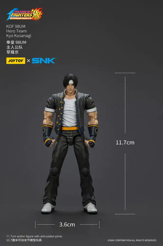 The King Of Fighters &#039;98 Hero Team Kyo Kusanagi akciófigura 12 cm termékfotó