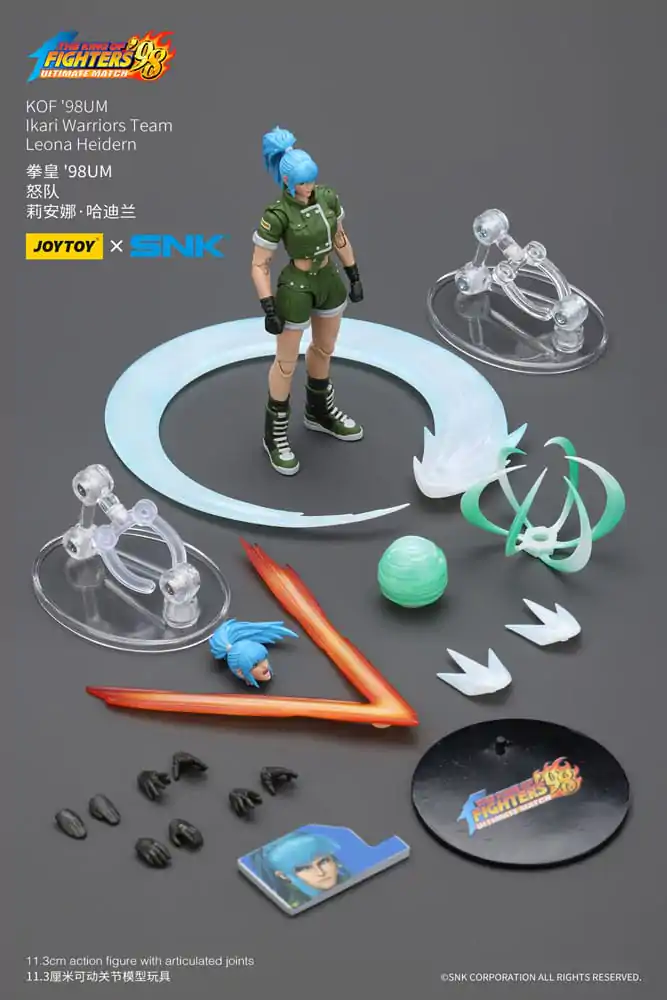 The King Of Fighters &#039;98 Hero Team Leona Heidern akciófigura 11 cm termékfotó