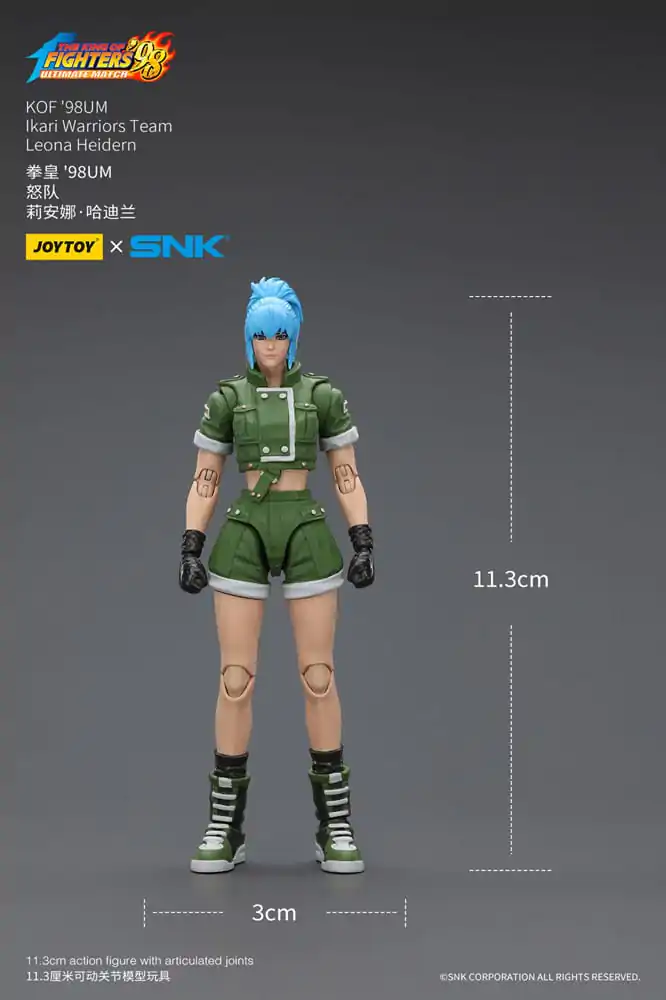 The King Of Fighters &#039;98 Hero Team Leona Heidern akciófigura 11 cm termékfotó