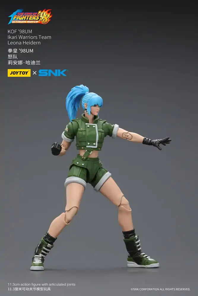 The King Of Fighters &#039;98 Hero Team Leona Heidern akciófigura 11 cm termékfotó