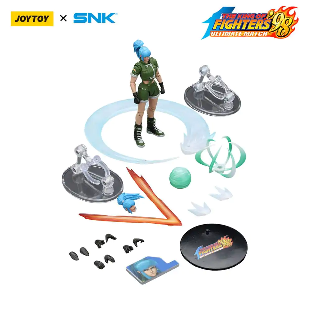The King Of Fighters &#039;98 Hero Team Leona Heidern akciófigura 11 cm termékfotó