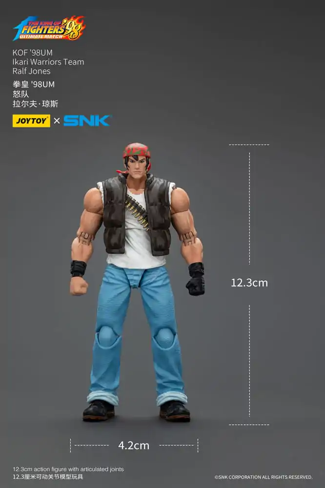 The King Of Fighters &#039;98 Hero Team Ralf Jones akciófigura 12 cm termékfotó