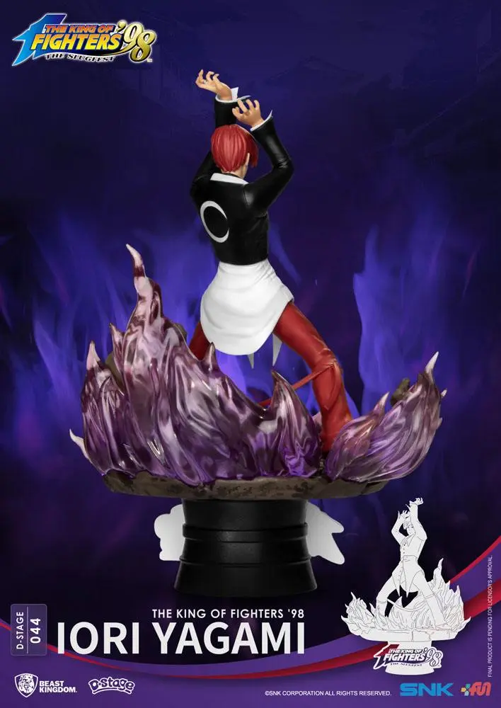 The King of Fighters '98 D-Stage Iori Yagami Closed Box Version PVC Diorama szobor 16 cm termékfotó