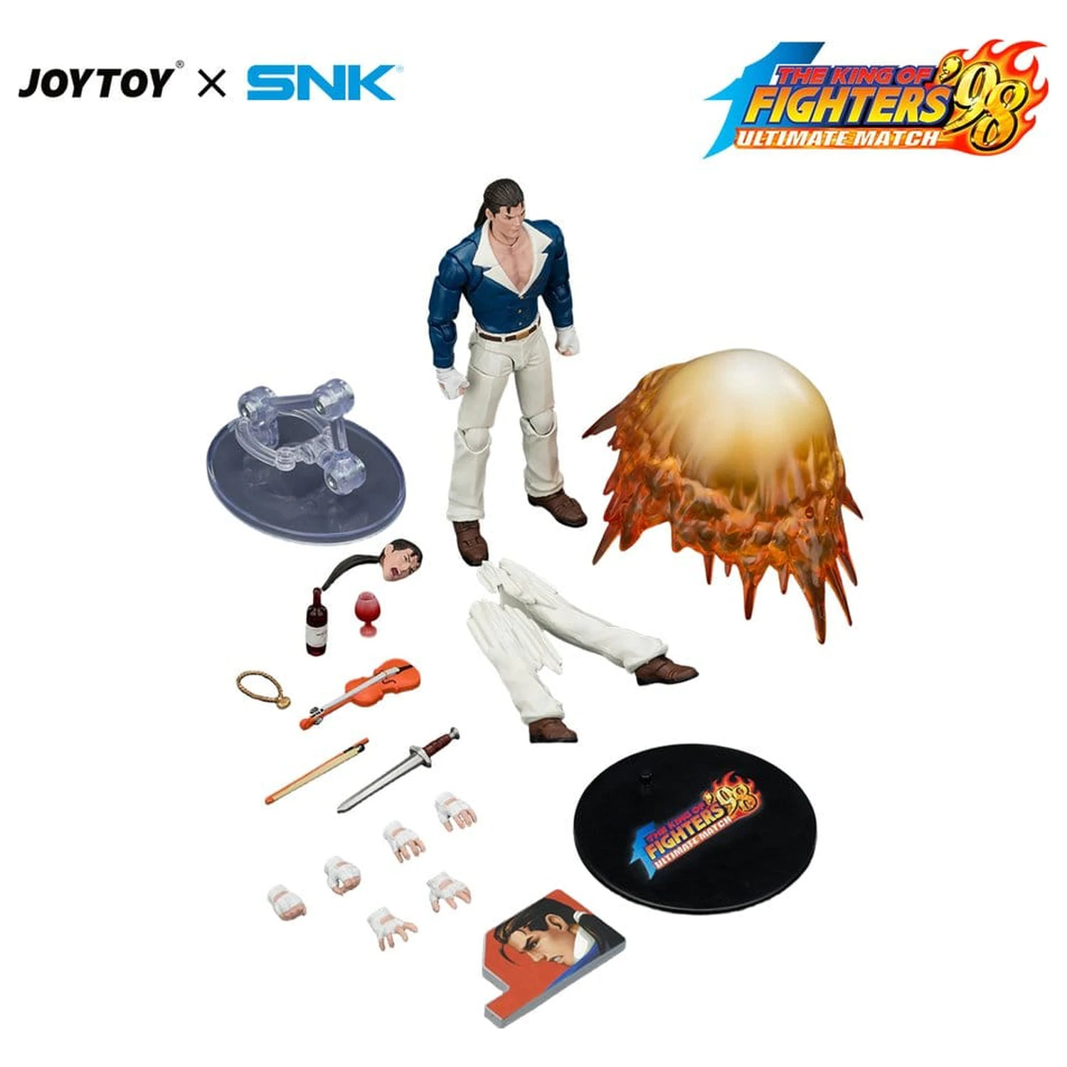 The King of Fighters '98 Ultimate Match akciófigura Robert Garcia (Art of Fighting Team) 12 cm termékfotó