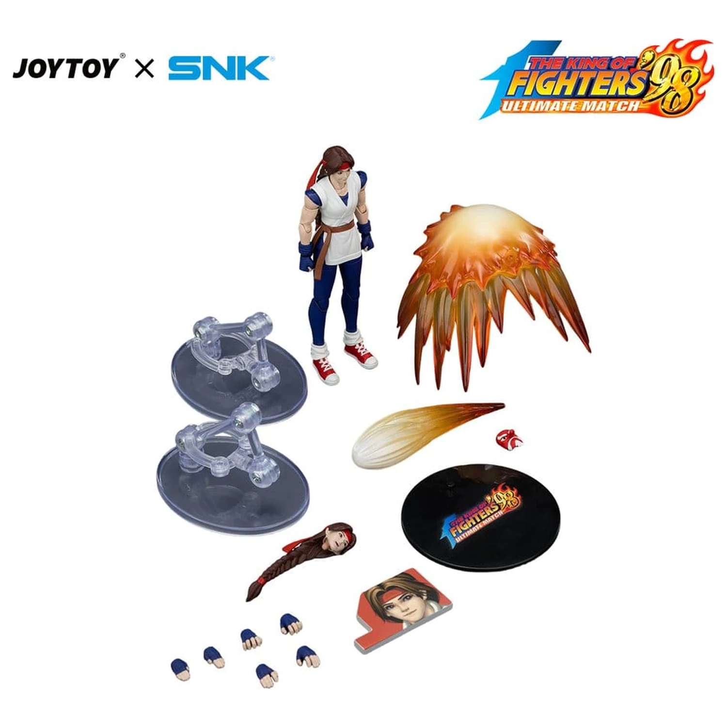 The King of Fighters '98 Ultimate Match Yuri Sakazaki (Art of Fighting Team) akciófigura 12 cm termékfotó