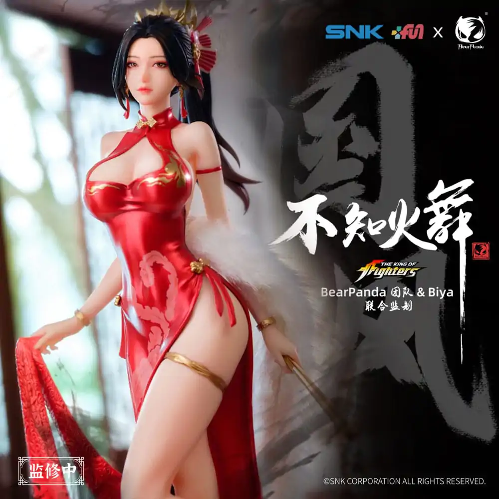 The King of Fighters Dress Series 1/6 Mai Shiranui Hong Shang Wu Ver. PVC szobor figura 40 cm termékfotó