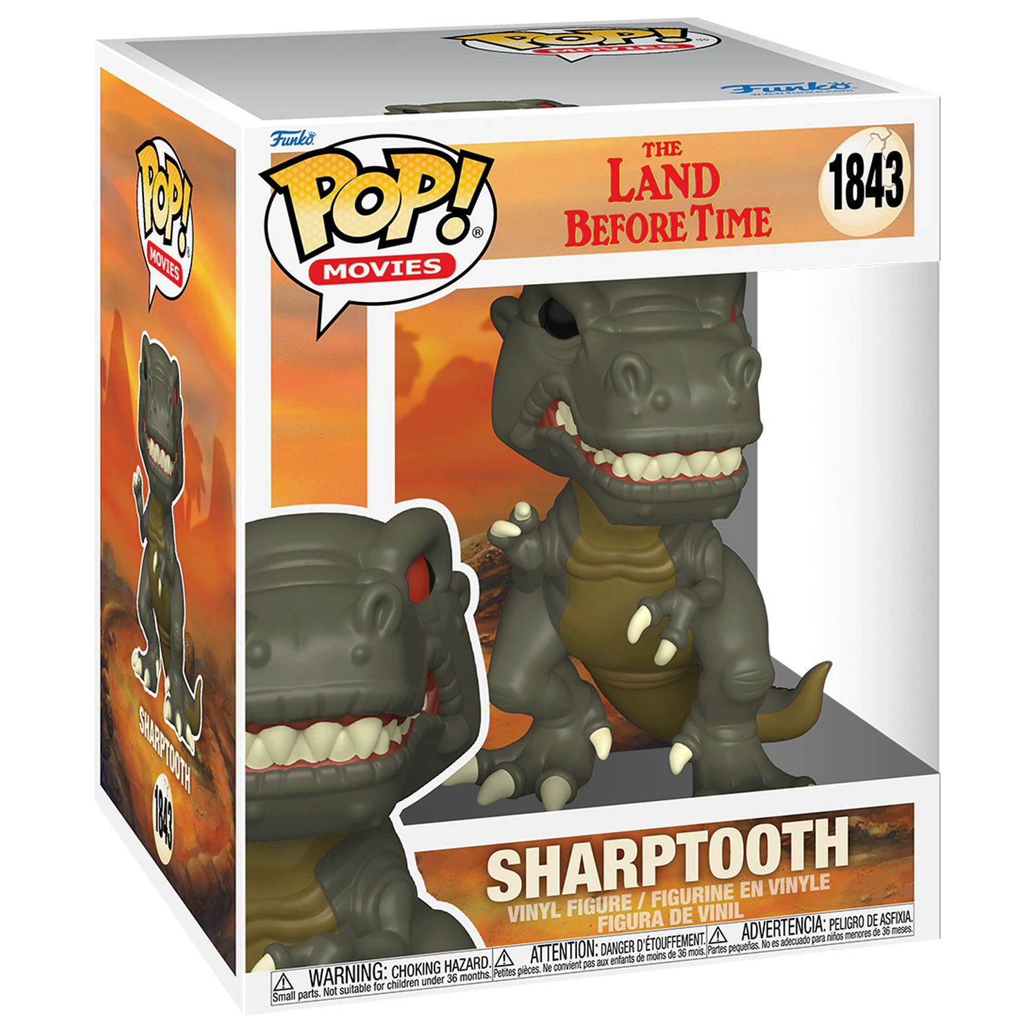 The Land Before Time Super Sized Funko POP! Vinyl figura Sharptooth 15 cm termékfotó