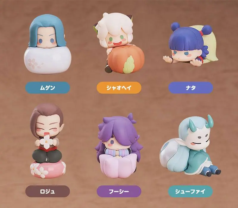 The Legend of Hei Wagashi 6 darabos mini figura csomag 5 - 7 cm termékfotó