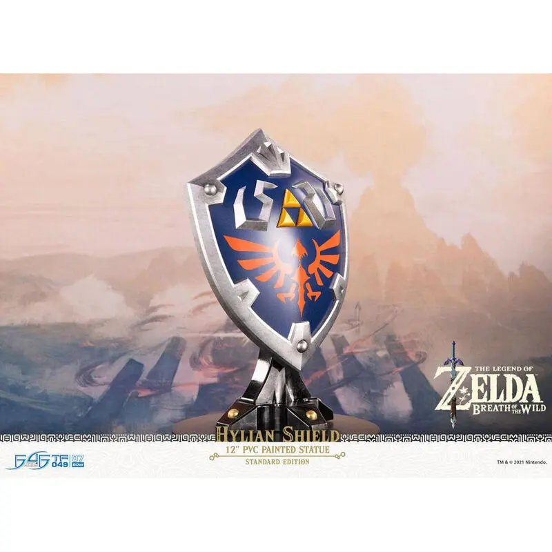 The Legend of Zelda Breath f the Wild Collector Edition Hylian Shield szobor 29cm termékfotó