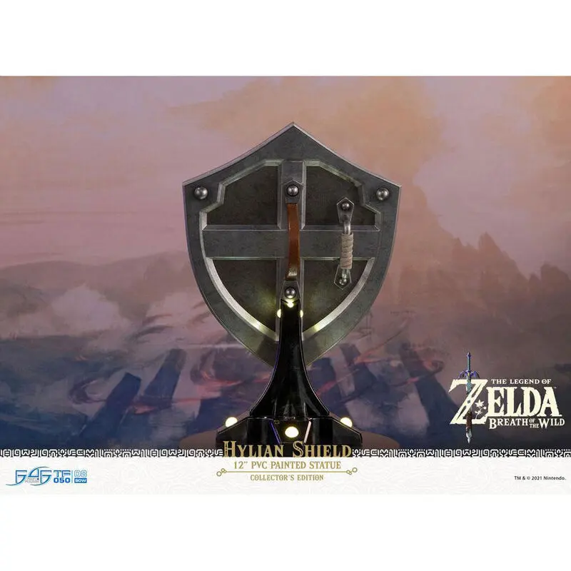 The Legend of Zelda Breath f the Wild Collector Edition Hylian Shield szobor 29cm termékfotó