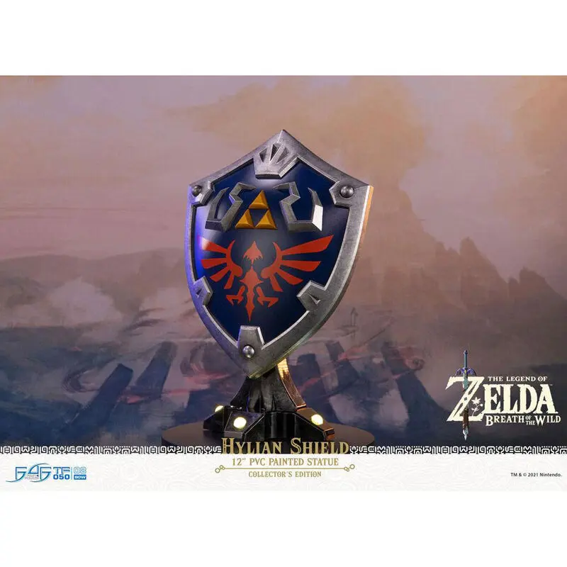 The Legend of Zelda Breath f the Wild Collector Edition Hylian Shield szobor 29cm termékfotó