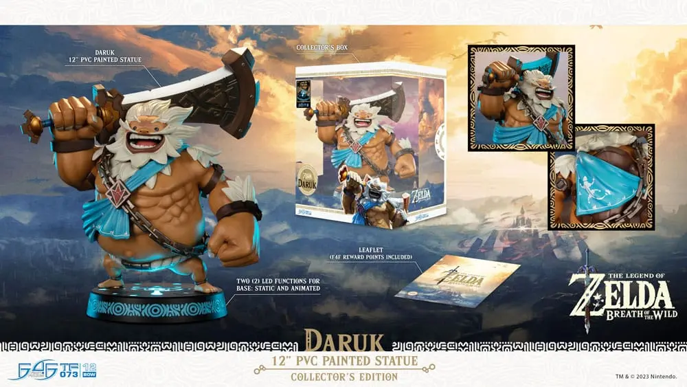 The Legend of Zelda Breath of the Wild Daruk Collector's Edition PVC szobor figura 30 cm termékfotó