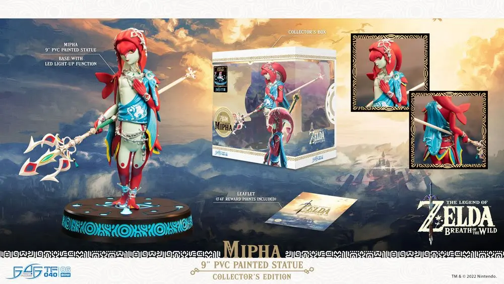 The Legend of Zelda Breath of the Wild Mipha Collector's Edition PVC szobor figura 22 cm termékfotó