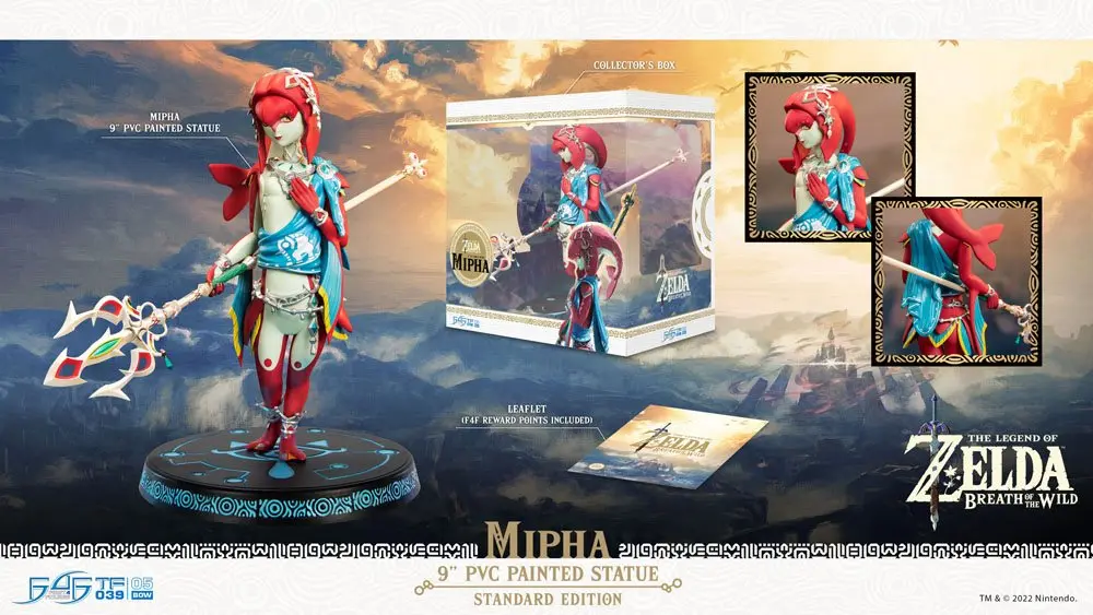 The Legend of Zelda Breath of the Wild Mipha PVC szobor figura 21 cm termékfotó