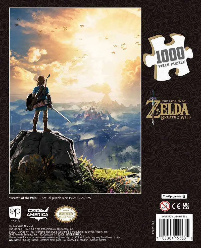 The Legend of Zelda Breath of the Wild puzzle (1000 darab) termékfotó