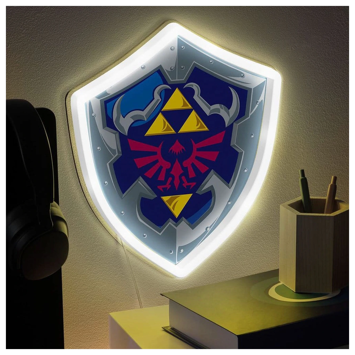 The Legend of Zelda fali lámpa Hylian Shield termékfotó