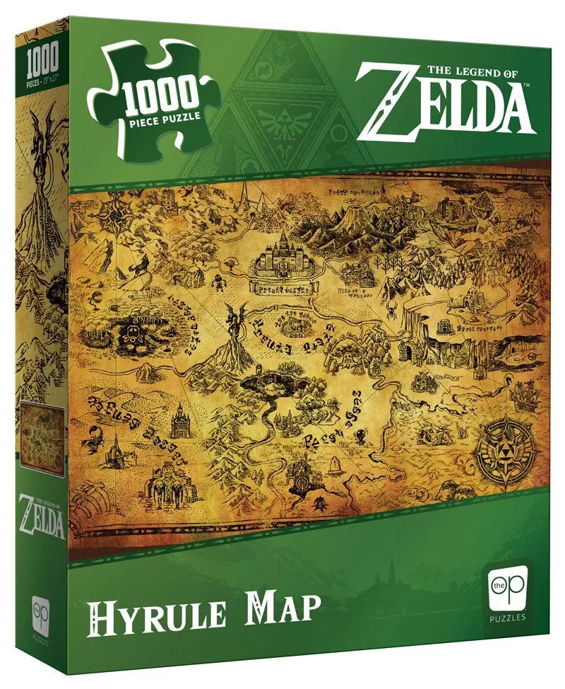 The Legend of Zelda Hyrule Map puzzle (1000 darab) termékfotó