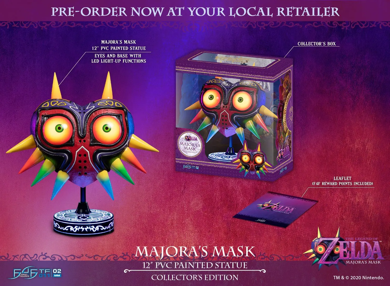 The Legend of Zelda Majora's Mask Collectors Edition PVC szobor figura 30 cm termékfotó