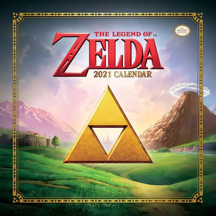 The Legend of Zelda naptár 2021 termékfotó