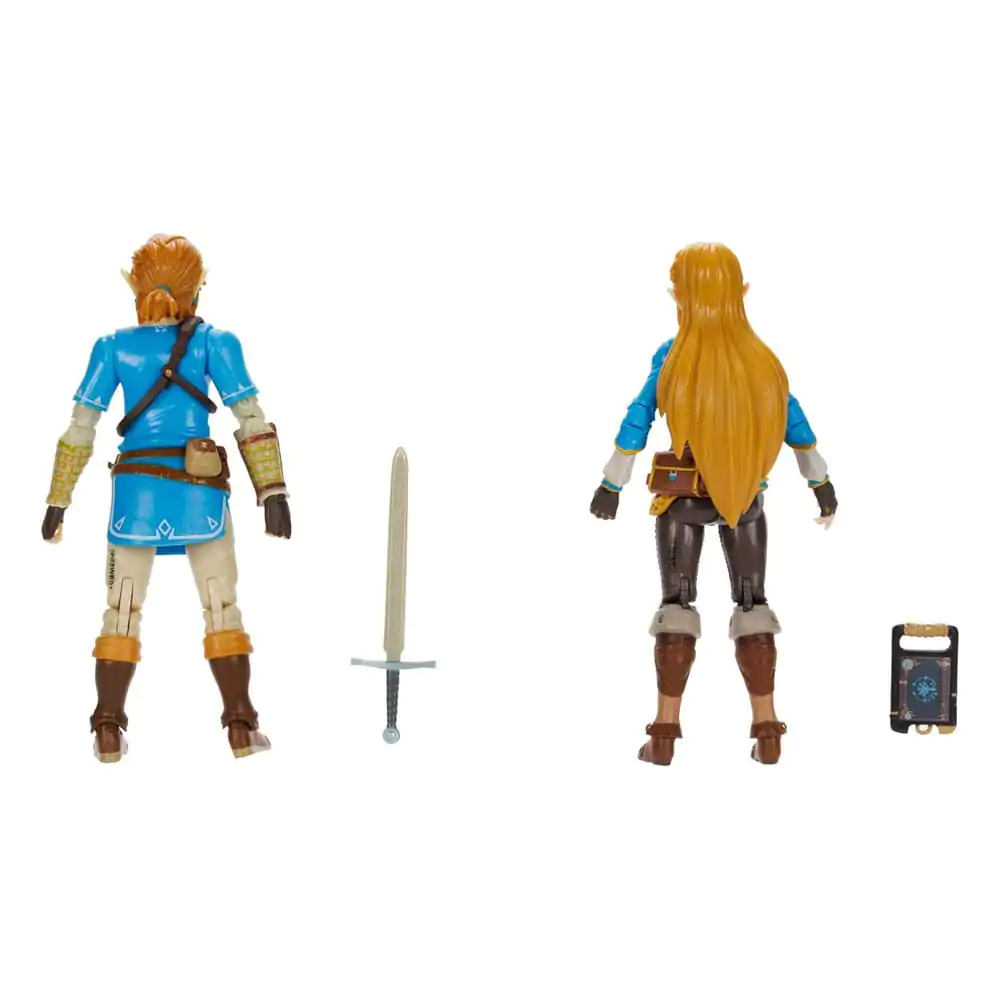 The Legend of Zelda Princess Zelda, Link 2 db-os akciófigura csomag 10 cm termékfotó