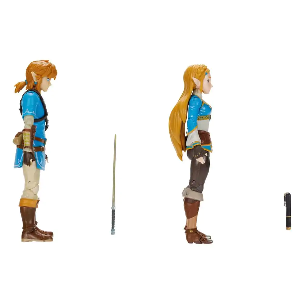 The Legend of Zelda Princess Zelda, Link 2 db-os akciófigura csomag 10 cm termékfotó