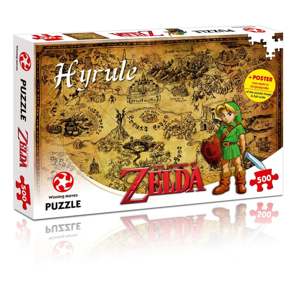The Legend Of Zelda puzzle Puzzle Hyrule (1000 darab) termékfotó