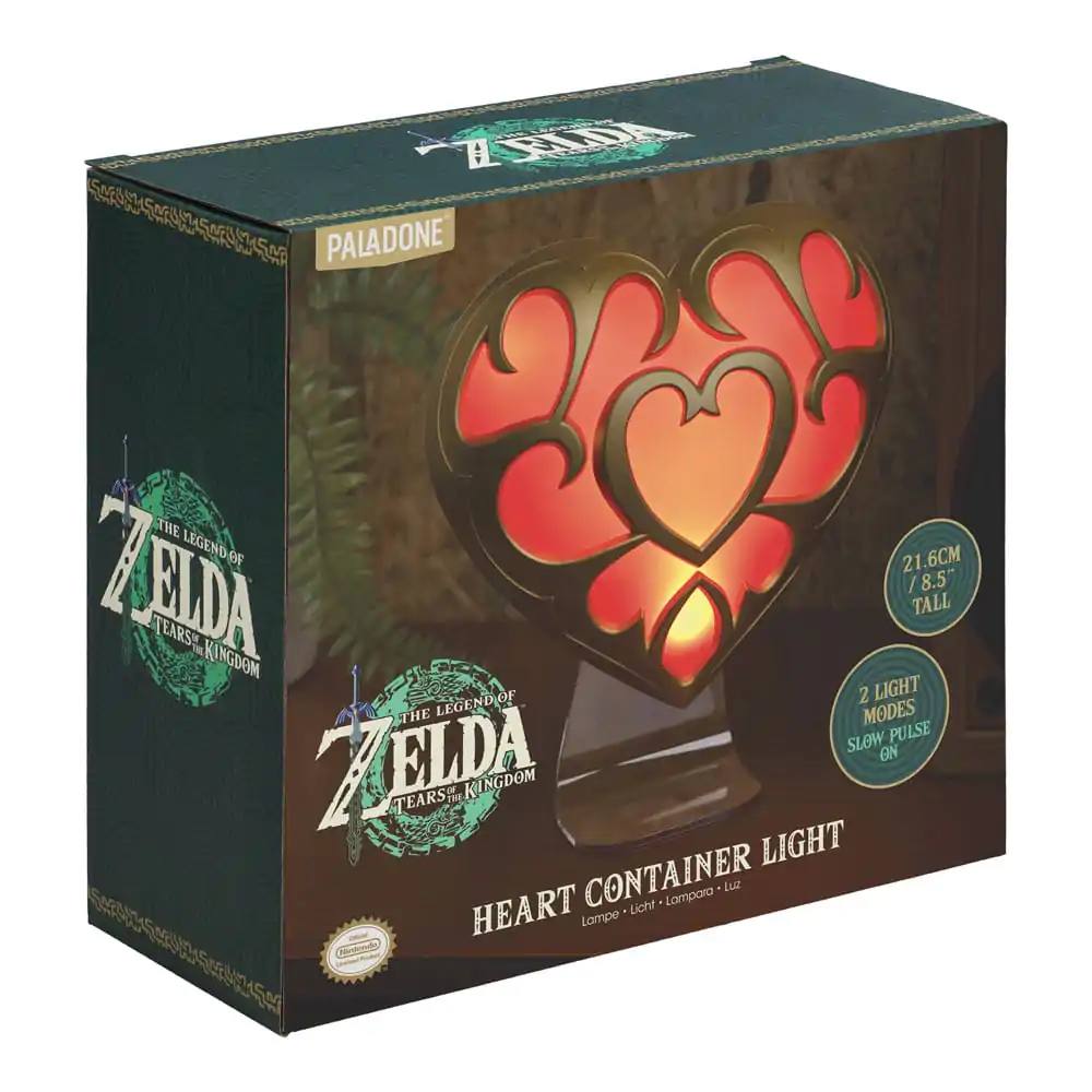 The Legend of Zelda: Tears of the Kingdom Heart Container lámpa 22 cm termékfotó