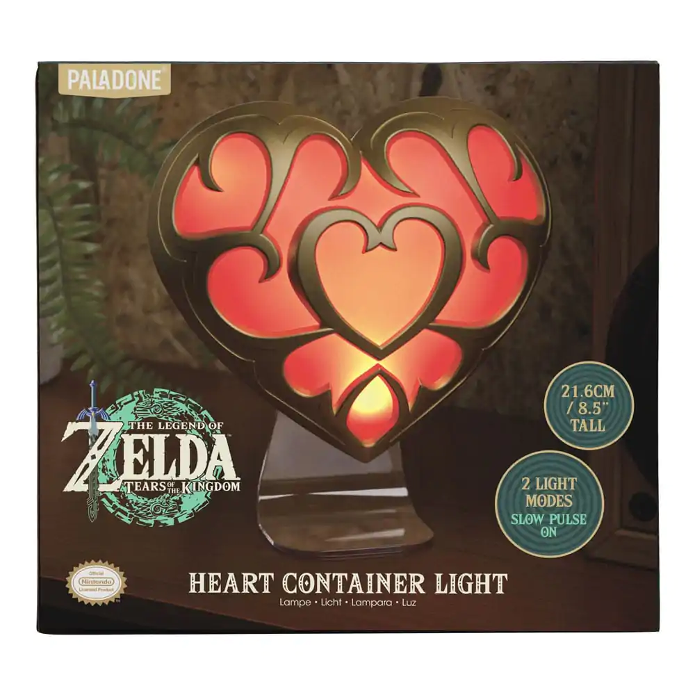 The Legend of Zelda: Tears of the Kingdom Heart Container lámpa 22 cm termékfotó